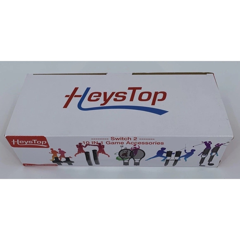 Nintendo Switch HeysTop Switch 2 10 In 1 Sports Game Accessories Set Open Box - Picture 2 of 4